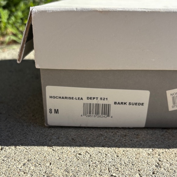 Hinge Brown Hochbarise Lea Suede Lace-Up Bootie/Heels. EUC. Sz 8 - Picture 9 of 11